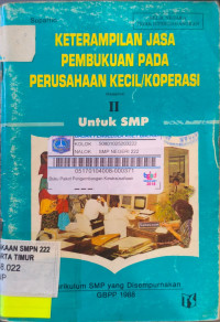 Image of Keterampilan Jasa Pembukuan Pada Perusahaan Kecil/Koperasi