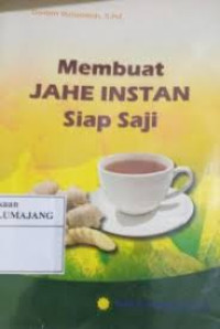Image of Membuat Jahe Instan Siap Saji