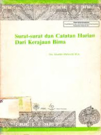 Image of Surat-Surat dan Catatan Harian Dari kerajaan Bima